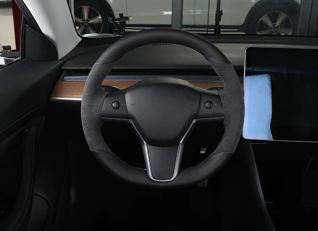 WOMIA Voiture Housse de Volant, pour Tesla Model S Anti-Dérapant