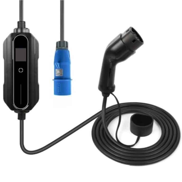 Chargeur rapide portable voiture électrique 7.2 kW 32A P17 Type 2