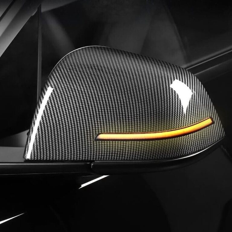 Coque de rétroviseur avec répéteur de clignotant Tesla Model 3 Y