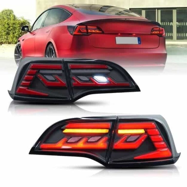 Feux arrière clignotant LED à défilements dynamiques Tesla Model 3 Y