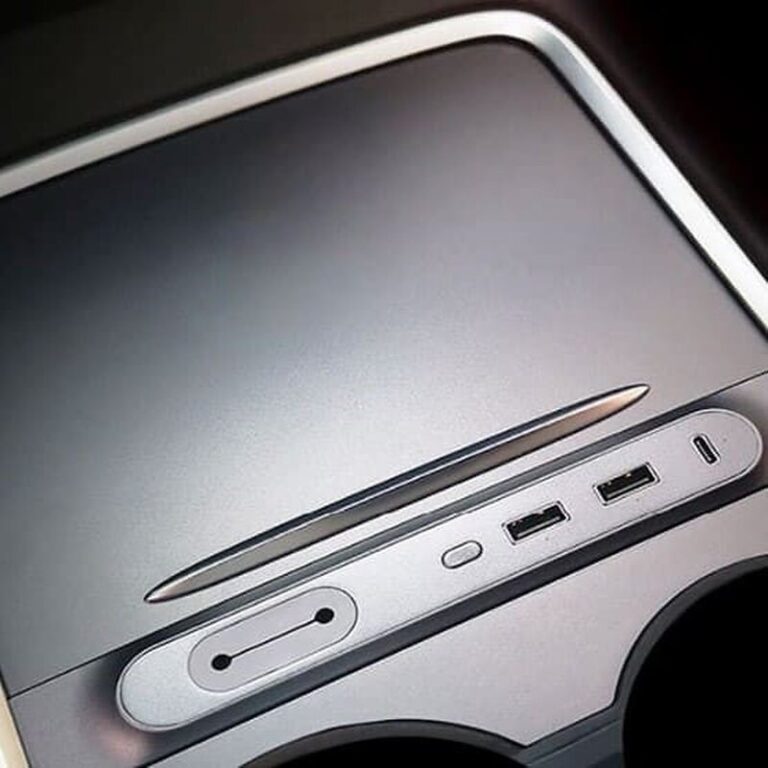Chargeur USB et médias console centrale Tesla Model 3 Y
