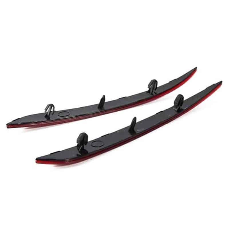 Réflecteur De Pare-chocs Arrière Rouge Pour Tesla Model Y 2020-2023 - PMMA+ABS, Imperméable, Facile à Installer, Droit