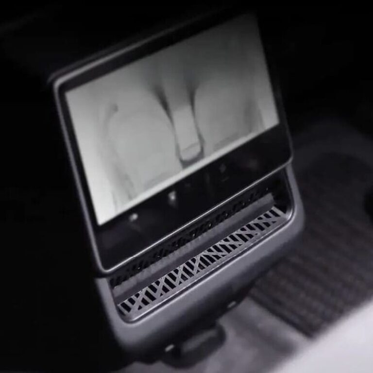 Grille de sécurité bouche ventilation passager arrière Tesla Model 3 Y