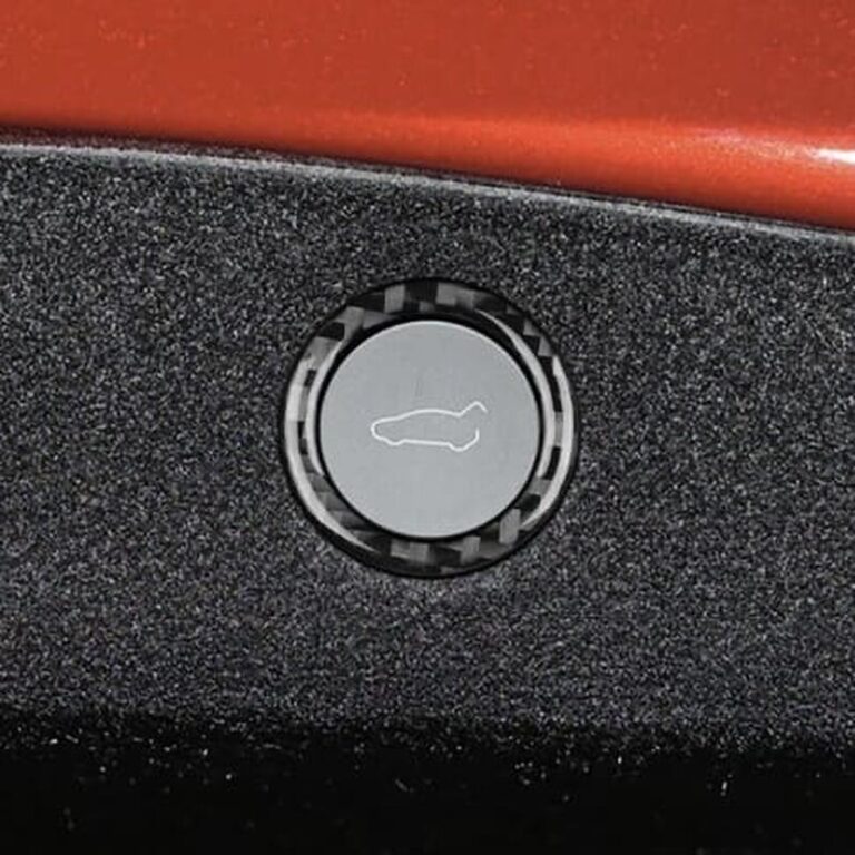 Habillage bouton fermeture coffre Tesla Model Y 3