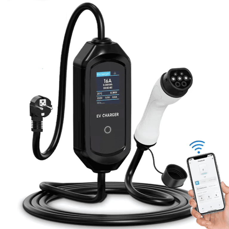 Chargeur UMC 3.6 kW type 2 connecté wifi Bluetooth voiture électrique