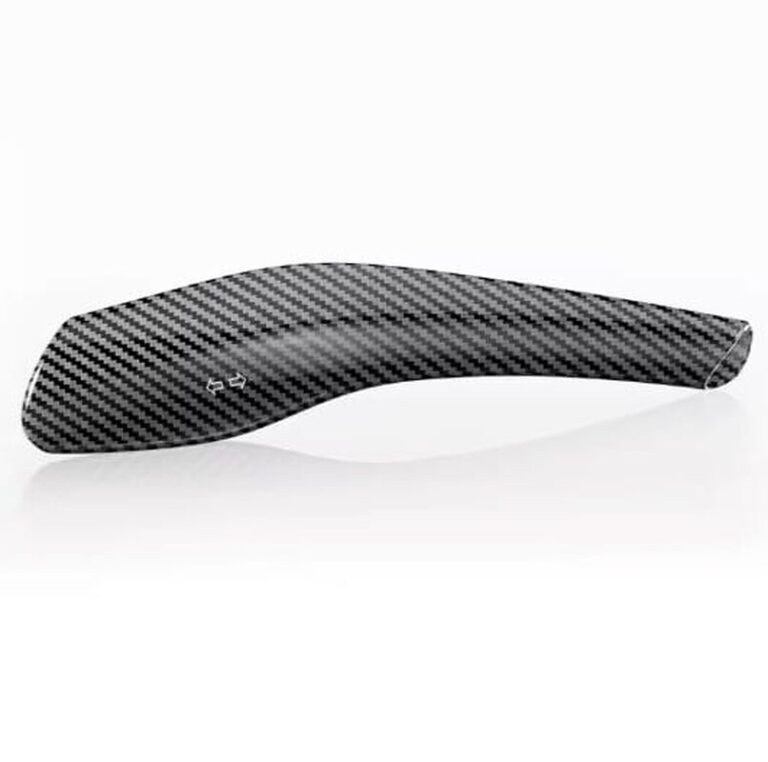 Commodo clignotant imitation carbone Tesla Model Y 3 (1)