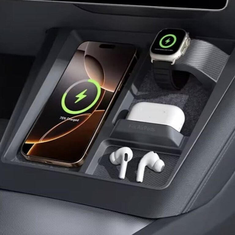 Compartimentage charge sans fils Tesla Model Y 3 (1)