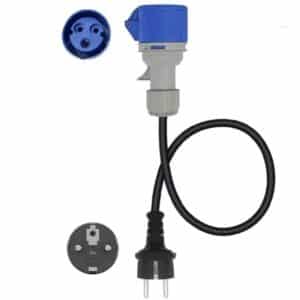 Adaptateur prise Schuko vers CEE 16A / 32 A