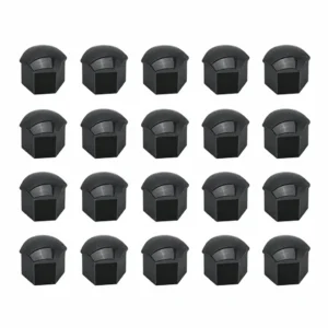 Cache boulon roue et moyeu central Tesla Model Y 3 - Caches de boulons — noir mat (20 pièces)